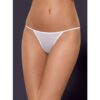 OBSESSIVE LUIZA WHITE TAGLIA S/M PERIZOMA BIANCO CON RICAMO POSTERIORE