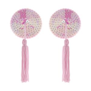 4720024 FEELISSIMA FEEL PEARL COPRICAPEZZOLI ROSA CON PAILLETTES