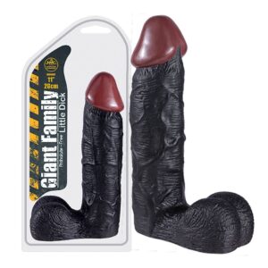 55078427 GIANT FAMILY LITTLE DICK REALISTIC DONG CIRCA 28 CM BLACK