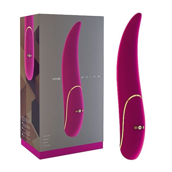 VIVE005PNK VIVE AVIVA – PINK STIMOLATORE LINGUA VIBRANTE IN SILICONE ROSA
