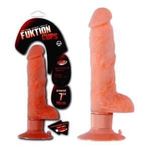 10163 FUKTION CUPS FLESH 7" FALLO REALISTICO VIBRANTE CON VENTOSA