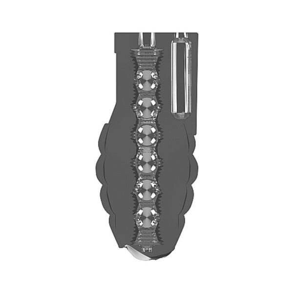 SON022TRA NO.22 - STROKER - WITH VIBRATING BULLET – TRANSLUCENT