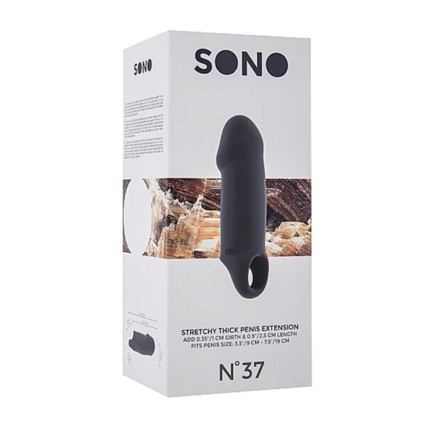NO.37 - SON037GRY STRETCHY THICK PENIS EXTENSION – GRY