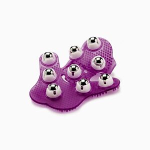 TOU072PUR MASSAGE GLOVE – PURPLE GUANTO DA MASSAGGIO CON RULLI COLORE VIOLA
