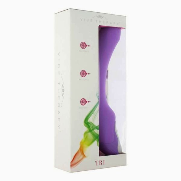 11194 VIBE THERAPY TRI TECH VIBRATOR, 100% SILICONE, 23 CM