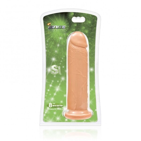 IK10208 IGNITE SÌ NOVELTIES CLASSIC DONG 8" WITH SUCTION CUP