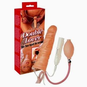 552585 DOUBLE LOVER GUAINA INDOSSABILE VIBRANTE GONFIABILE ESTENSORE PROLUNGA PENE