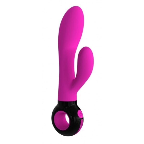 OD8103RV ODECO ANTEROS VIBRATORE DI DESIGN ERGONOMICO NERO E ROSA