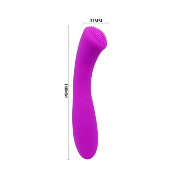 6266 PRETTY LOVE – LEN VIBRATORE ERGONOMICO IN SILICONE 16 CM
