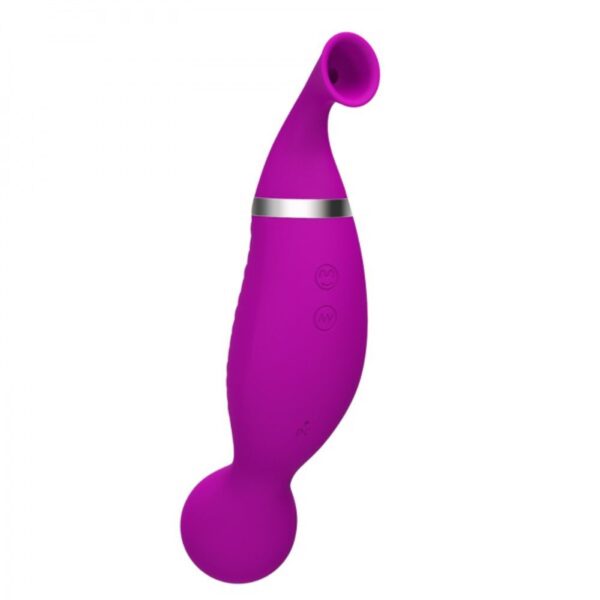 6017 PRETTY LOVE – SWAN SUCKER VIBRATORE ERGONOMICO IN SILICONE