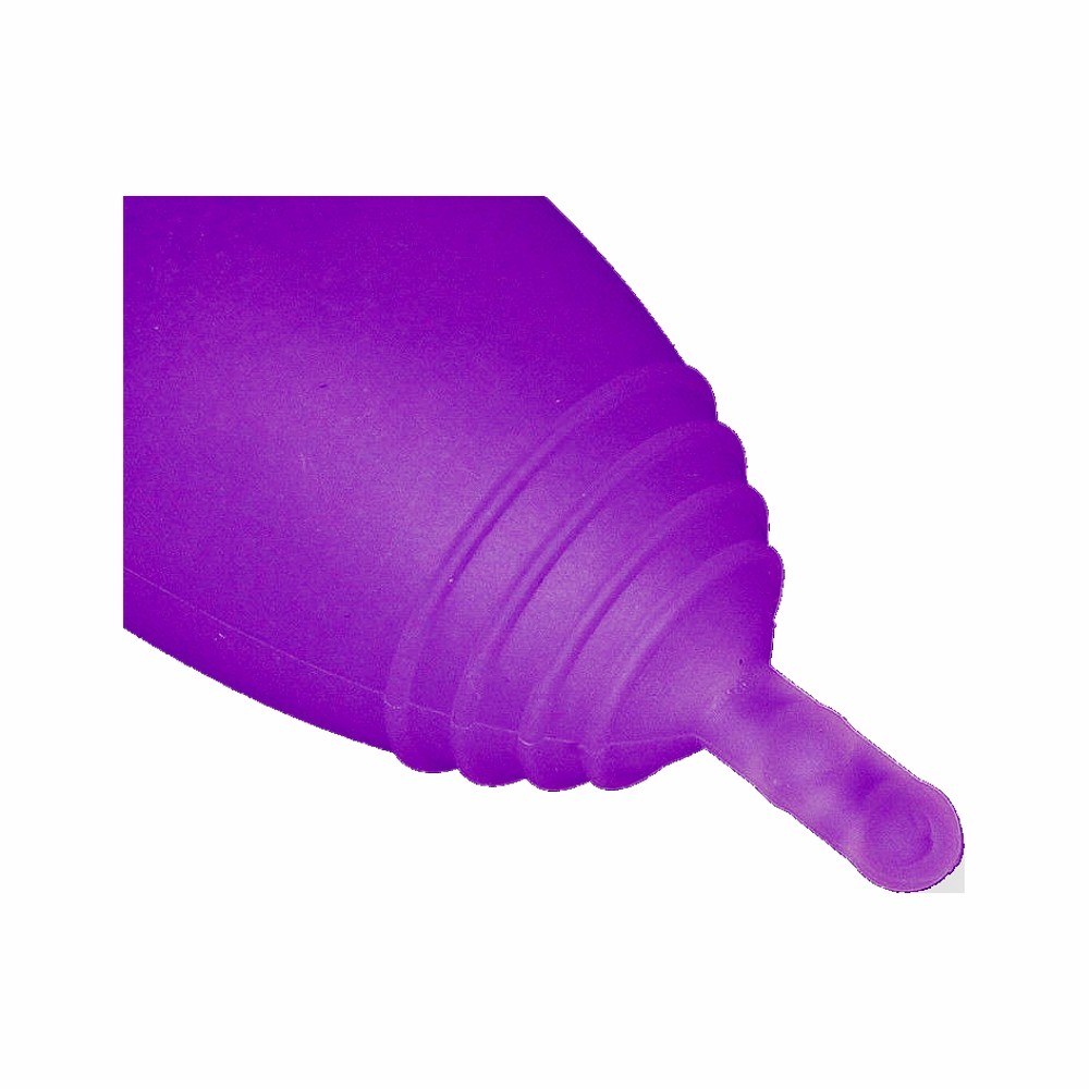 MELUNA COPPETTA MESTRUALE CLASSIC TAGLIA S COLORE VIOLA FORMA GAMBO