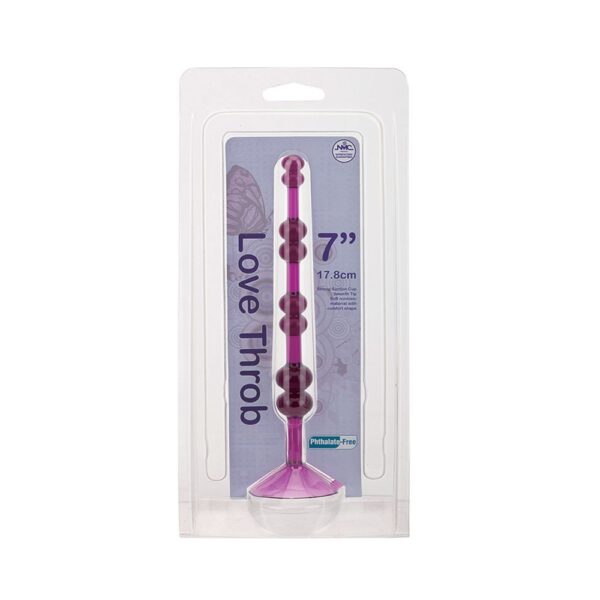 111575 LOVE THROB PURPLE STIMOLATORE ANALE IN PVC-ABS VIOLA