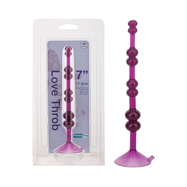 111575 LOVE THROB PURPLE STIMOLATORE ANALE IN PVC-ABS VIOLA