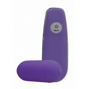 GC011PUR WIRELESS VIBRATING EGG - PURPLE OVULO CON TELECOMANDO WIRELESS IN ABS VIOLA 8 CM