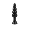 55007695 BENDABLE BUTT RATTLER BLACK CA. 20.3 CM PLUG STIMOLATORE ANALE IN PVC NERO 20 MC