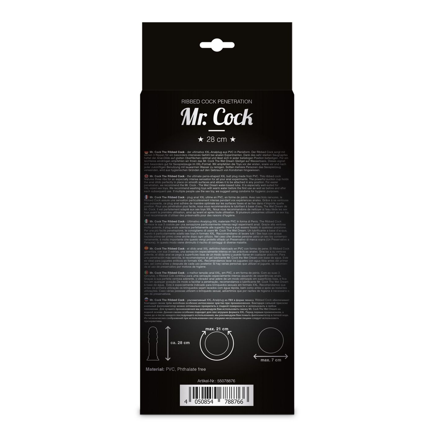 55078876_Mr_Cock_X_Treme_Line_Ribbed_Cock_black_ca_28cm_Back_Packshot