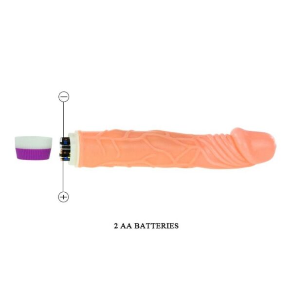D-218749 BAILE WAVES OF PLEASURE REALISTIC VIBRATING 22.5 CM FALLO REALISTICO VIBRANTE IN TPR 22,5 CM