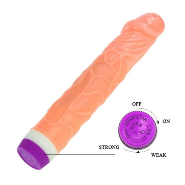D-218749 BAILE WAVES OF PLEASURE REALISTIC VIBRATING 22.5 CM FALLO REALISTICO VIBRANTE IN TPR 22,5 CM