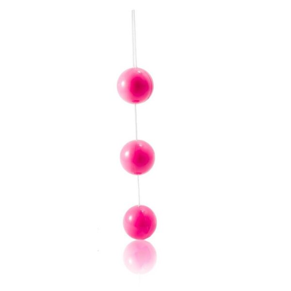 20088 TRE PALLINE VAGINALI IN SILICONE ROSA