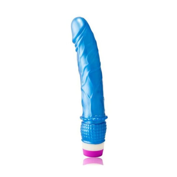 D47-194157 VIBRATOR LINEX AZUL FALLO REALISTICO ECONOMICO MORBIDO VIBRAOTRE AZZURRO 23 CM