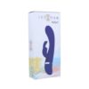 D-215135 VIBRATORE DESIGN SILICONE MORBIDO IMPERMEABILE CM 18,9 X 3,4 STIMOLATORE CLITORIDE RABBIT ERGONOMICO FLESSIBILE