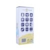 D-215135 VIBRATORE DESIGN SILICONE MORBIDO IMPERMEABILE CM 18,9 X 3,4 STIMOLATORE CLITORIDE RABBIT ERGONOMICO FLESSIBILE