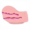 D-223161 HOT HONEY RIDER WITH VIBRATOR MASTURBATORE UOMO VAGINA ANO VIBRATORE TPR MORBIDO