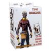 BUILDER LOVE DOLL BAMBOLO GONFIABILE UOMO MASCHIO NERO DI COLORE MURATORE SUPERDOTATO 20 CM