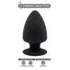 SILEXD 230191 ANAL PLUG ANALE STIMOLATORE TAGLIA S ALTEZZA 3,5" BLACK SILICONE NERO 9 CM