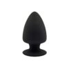SILEXD 230191 ANAL PLUG ANALE STIMOLATORE TAGLIA S ALTEZZA 3,5" BLACK SILICONE NERO 9 CM